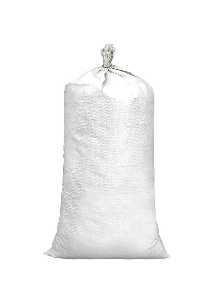 Scotch  Empty White Sandbags with Ties ( 55 x 110 cm Bundle of 5 - Woven Polypropylene Sand bags, Sandbags for Hurricane Flooding, Sand Bags Flood Protection - Image 2