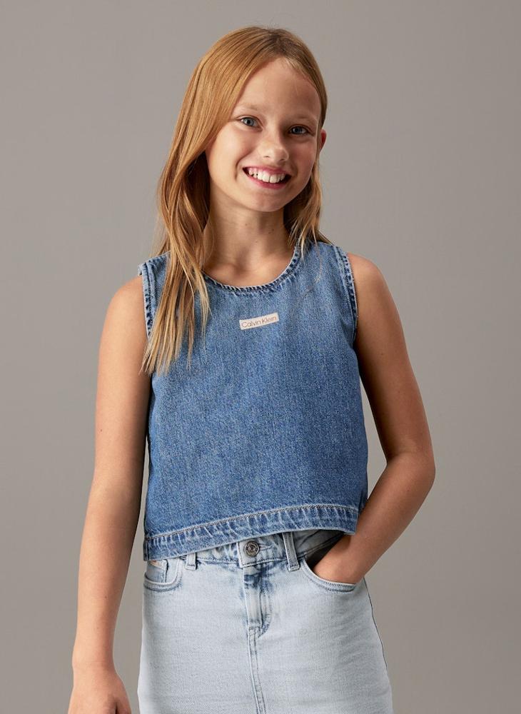 Calvin Klein Jeans DENIM TOP SOFT BLUE  - Image 1