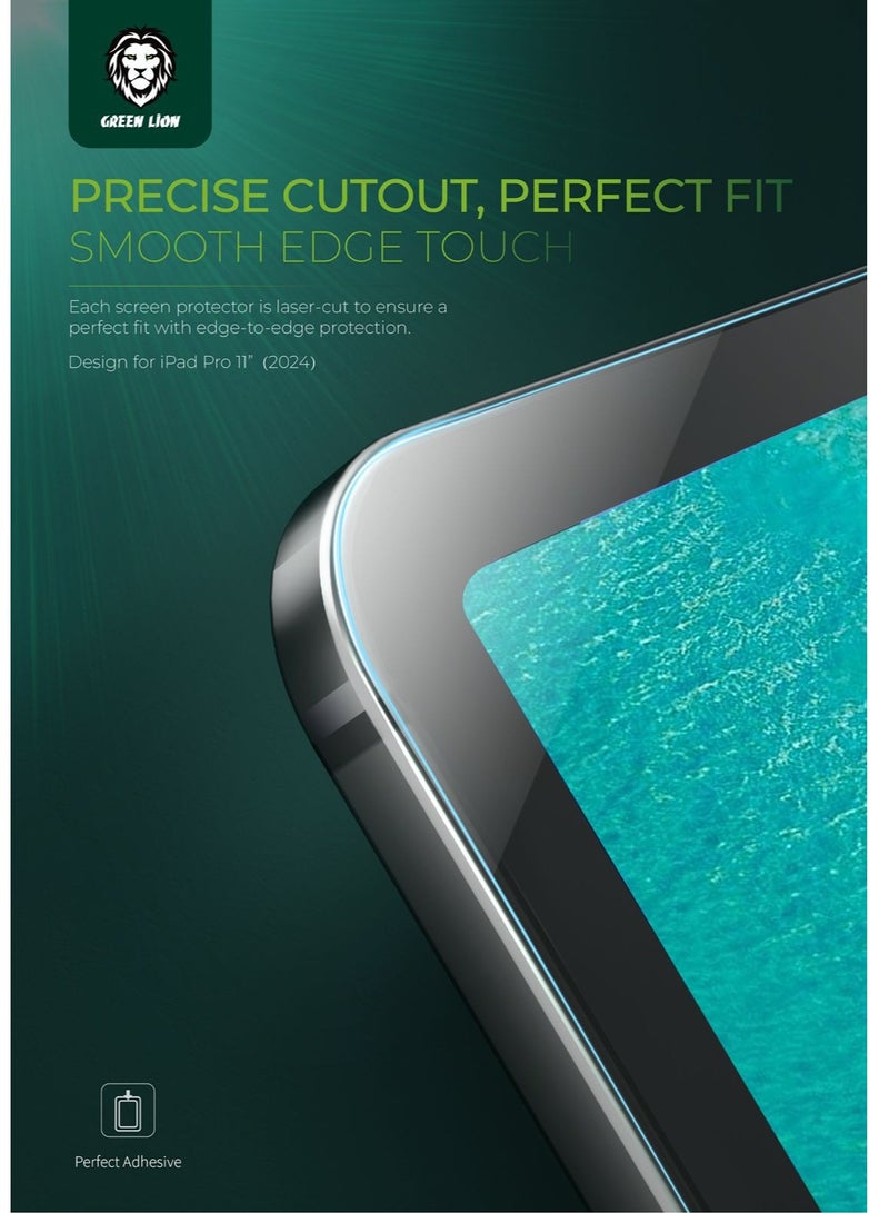 GREEN LION Premium iPad Screen Guard / Anti-Scratch / Anti-Fingerprint / Anti-Broken / Oleophobic Coating / High Transparency / Case-Friendly - Clear - Image 5