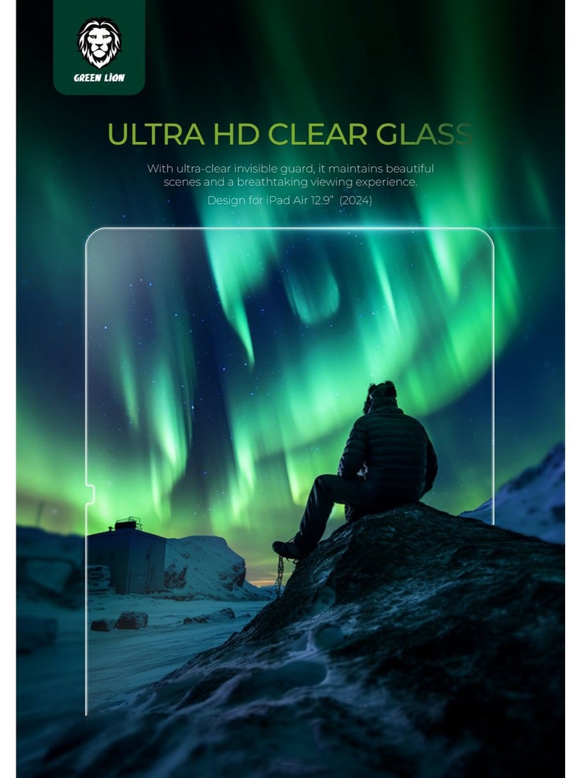 GREEN LION Premium iPad Screen Guard / Anti-Scratch / Anti-Fingerprint / Anti-Broken / Oleophobic Coating / High Transparency / Case-Friendly - Clear - Image 4