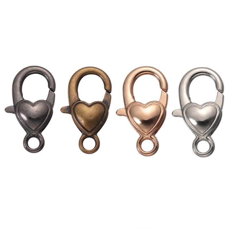 40 Pcs Alloy Lobster Clasps Charms For DIY Jewelry Making And Keychain Bulk - Image 2