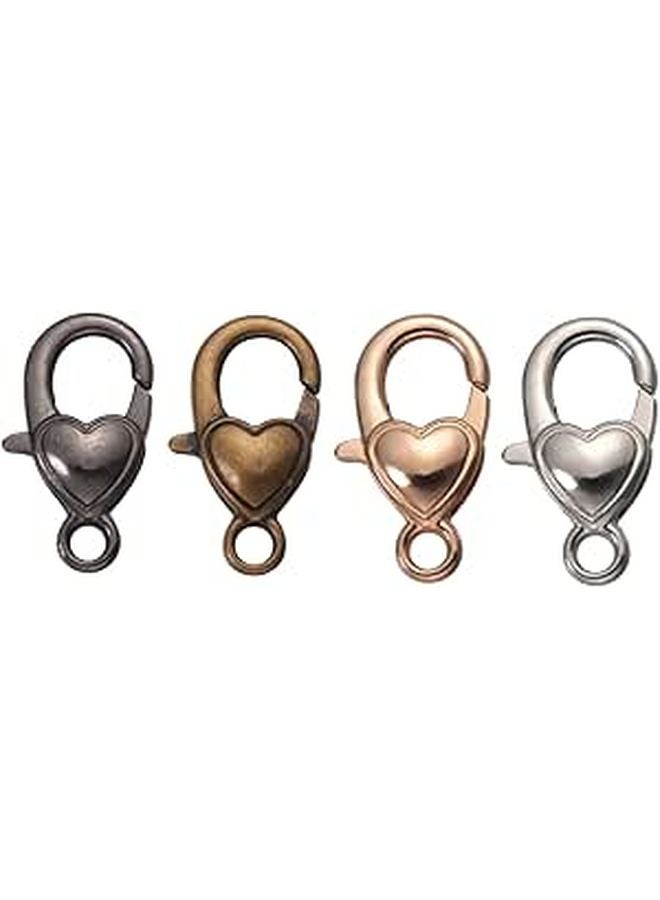 40 Pcs Alloy Lobster Clasps Charms For DIY Jewelry Making And Keychain Bulk - Image 1