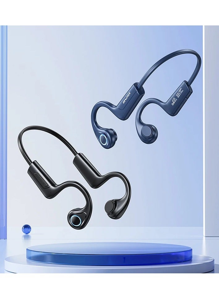Awei A886 Pro - Bluetooth 5.2 Wireless Earphones, Behind-the-Ear Design, Sports, With Microphone, Long Battery Life, Black - Image 2