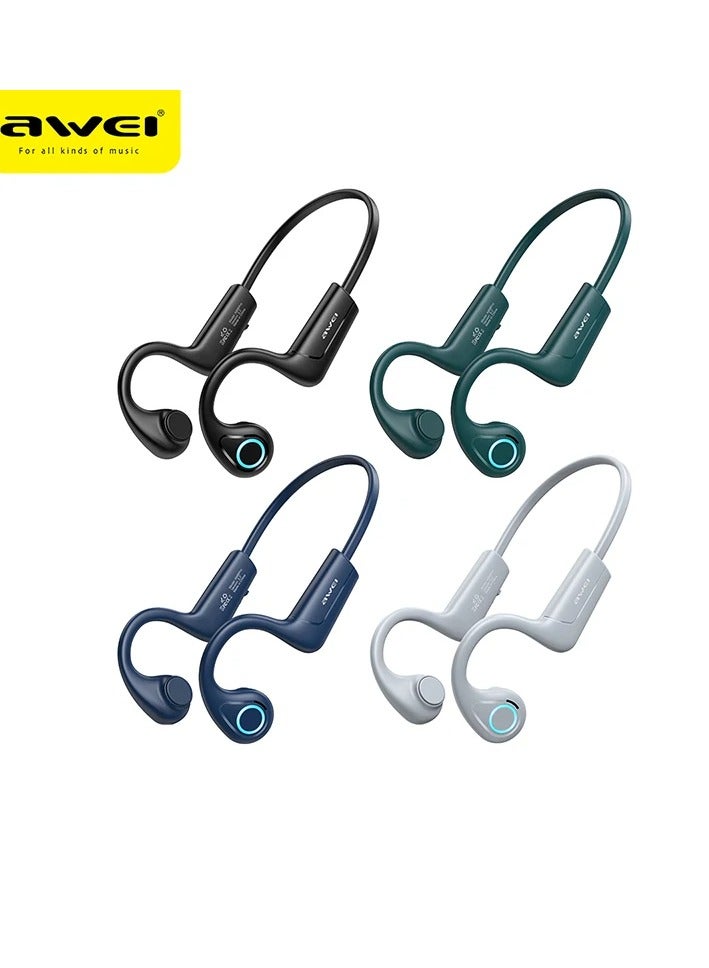 Awei A886 Pro - Bluetooth 5.2 Wireless Earphones, Behind-the-Ear Design, Sports, With Microphone, Long Battery Life, Black - Image 5