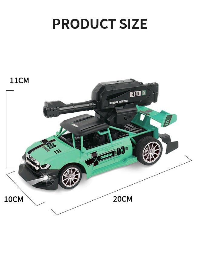GROIC - 1/18 Remote Control Car, Shooting Water Bullets Remote Control Car Toys, 4WD RC Drifting Racing Cars, Steering Control Vehicle Toy with Lights - Image 1