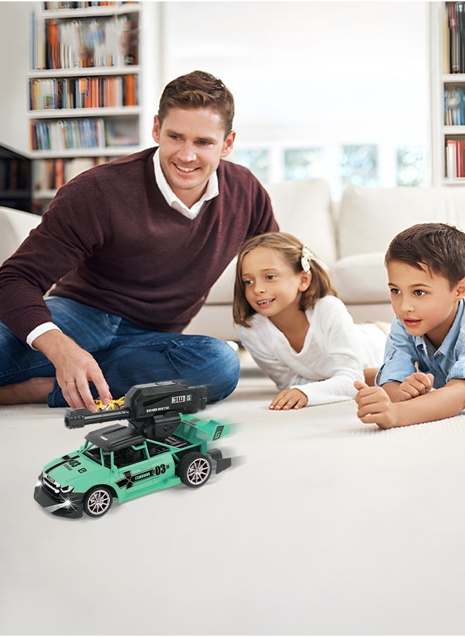 GROIC - 1/18 Remote Control Car, Shooting Water Bullets Remote Control Car Toys, 4WD RC Drifting Racing Cars, Steering Control Vehicle Toy with Lights - Image 1