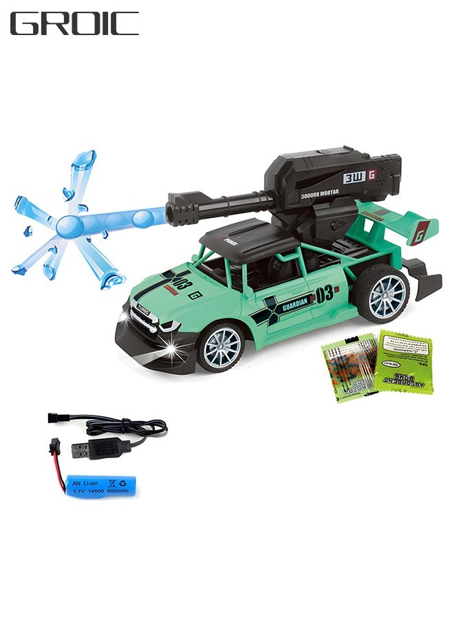 GROIC - 1/18 Remote Control Car, Shooting Water Bullets Remote Control Car Toys, 4WD RC Drifting Racing Cars, Steering Control Vehicle Toy with Lights - Image 1