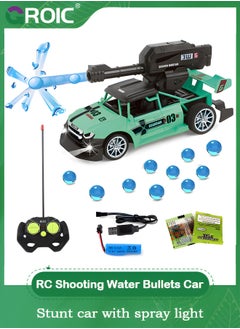 GROIC 1/18 Remote Control Car, Shooting Water Bullets Remote Control Car Toys, 4WD RC Drifting Racing Cars, Steering Control Vehicle Toy with Lights  - Image 5