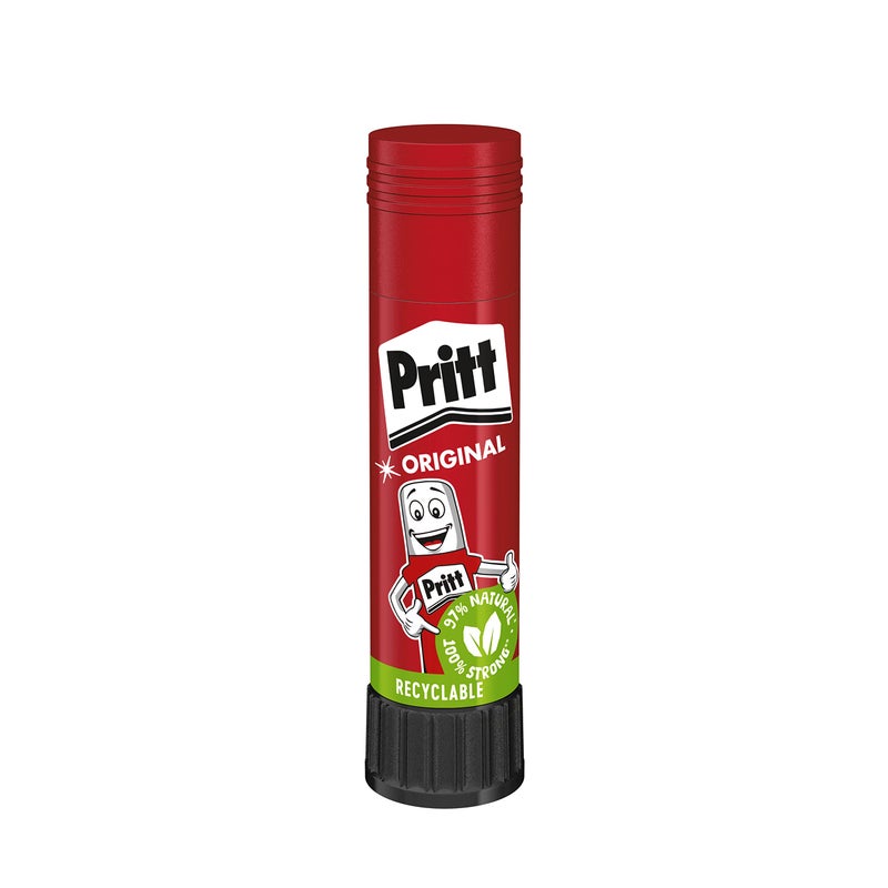 Pritt Glue Stick, Safe & Child-Friendly Craft Glue for Arts & Crafts Activities, Strong-Hold adhesive for School & Office Supplies, 4x11g Pritt Stick - Image 2
