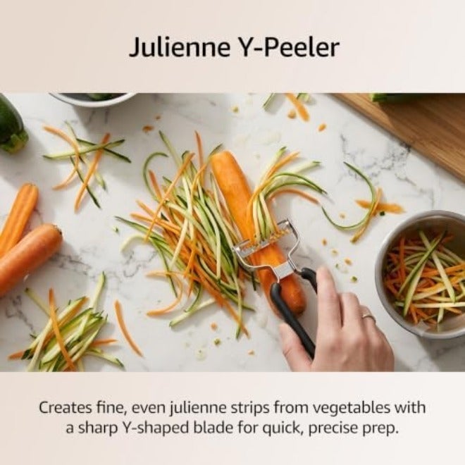 Lurch Y Peeler Stainless Steel Vegetable Slicer with Ergonomic Handle - Image 5