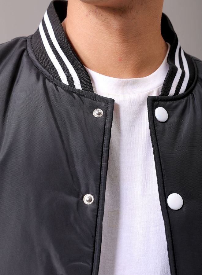 The Indian Garage Co Men Slim Fit Colourblocked Puffer Jackets  - Image 5