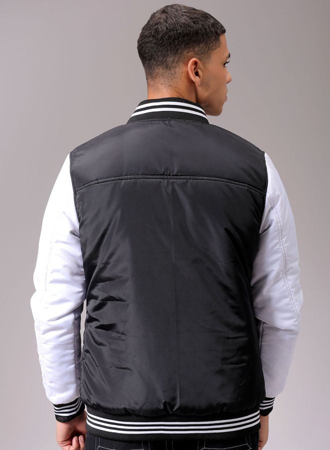 The Indian Garage Co Men Slim Fit Colourblocked Puffer Jackets  - Image 2