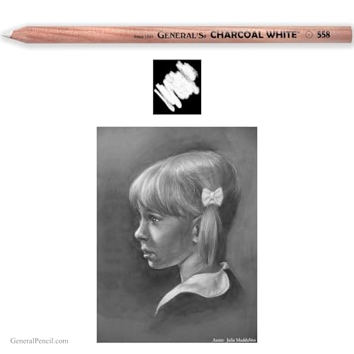 General's Charcoal White Pencils - Image 2