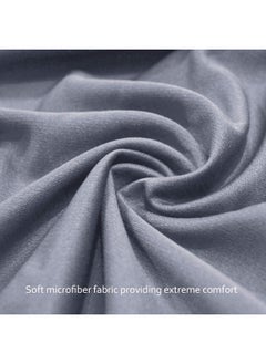 Biloban Biloban Mini Crib Sheets 38'' x 24'', 2 Pack Ultra Soft Microfiber Fitted Portable/Mini-Crib Sheet for Baby Boys and Girl, Grey & Navy  - Image 5