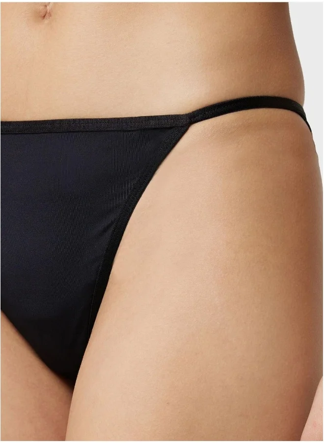 Isla & Evie Panties thong Sheer black Beauty