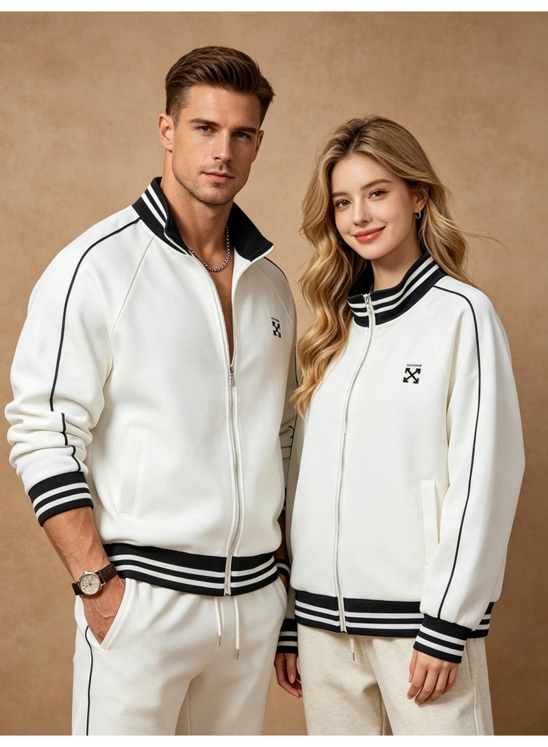 أوف-وايت OFF-WHITE baseball uniform jacket for men and women - Image 1