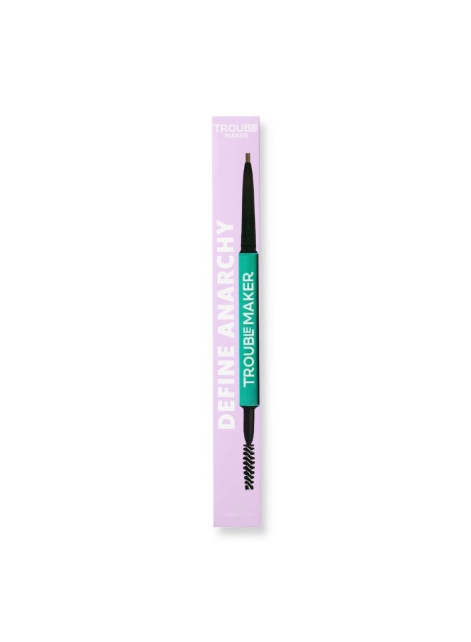 Trouble Maker Define Anarchy Micro Brow Pencil Soft Black - Image 2