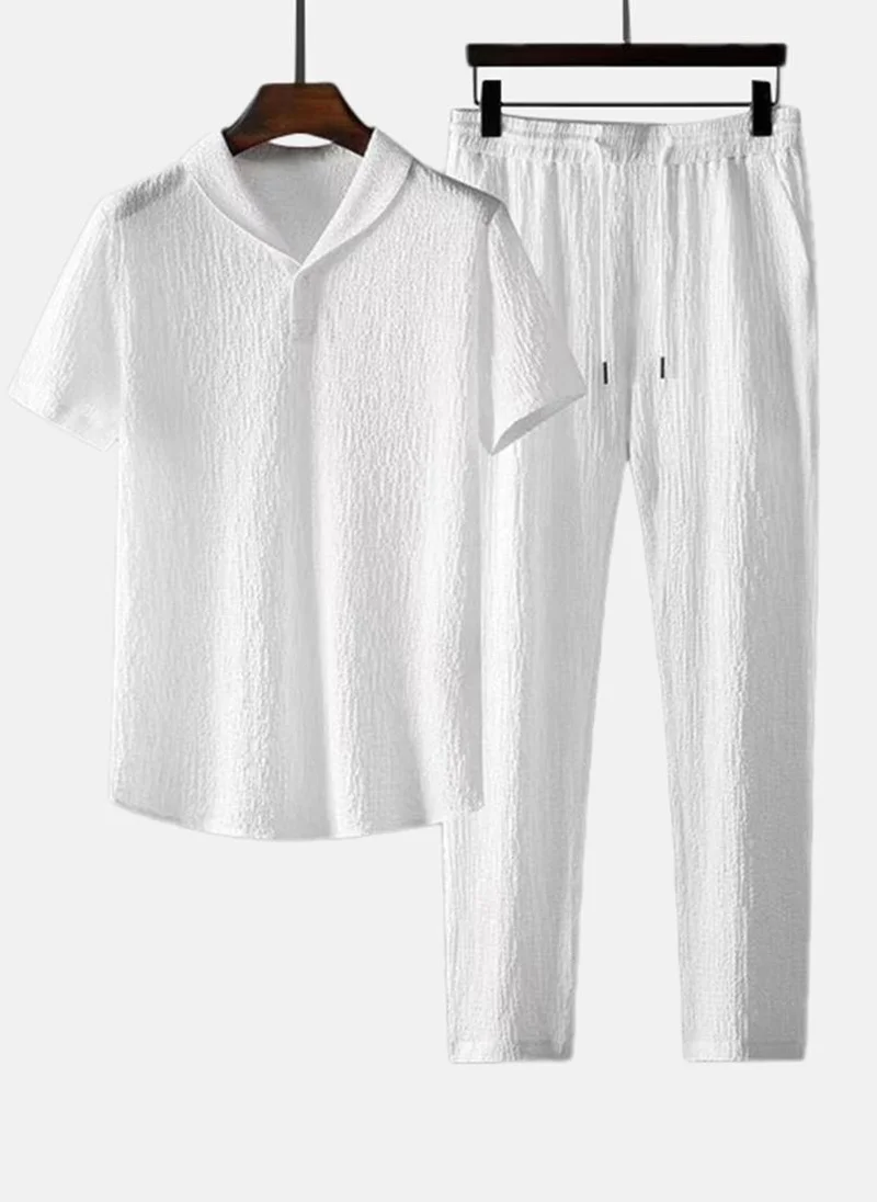 YUNIQEE White Pyjamas With T-shirt