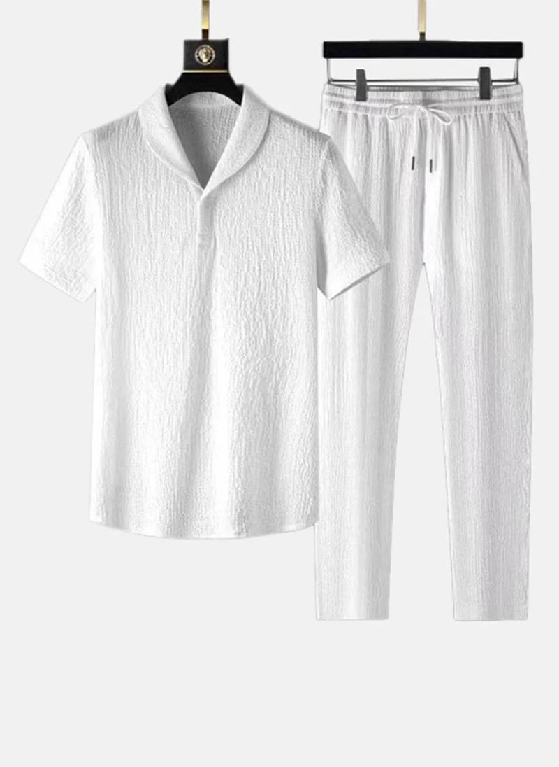 YUNIQEE White Pyjamas With T-shirt