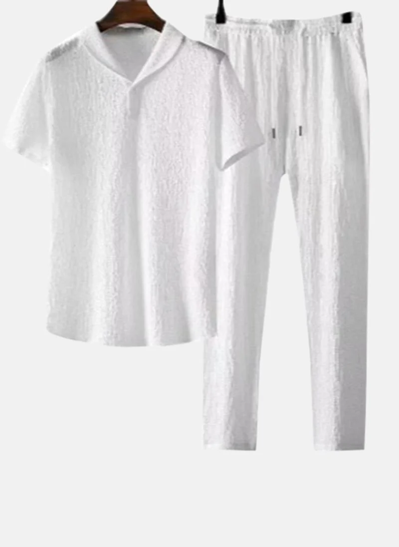 YUNIQEE White Pyjamas With T-shirt