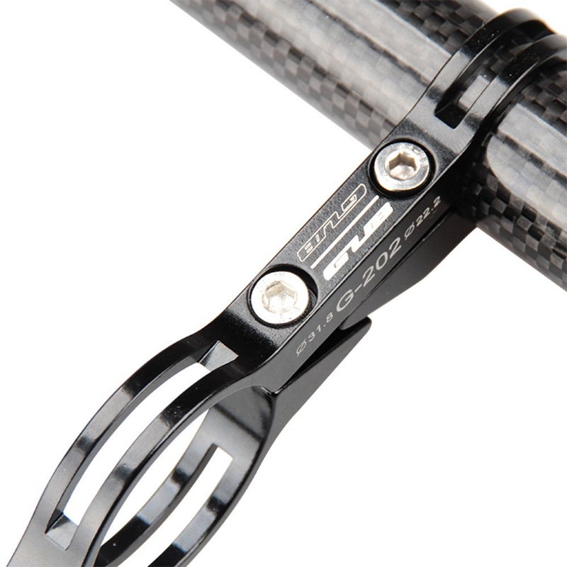 GUB 31.8MM Double Clamp Carbon Fiber Super Long Bike Bicycle Handlebar Extender Extension Light Lamp Computer Phone Mount Bracket Stand Holder - Image 5