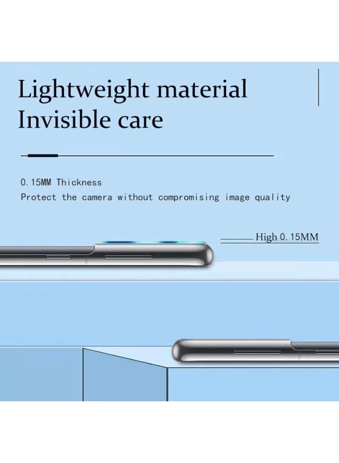 Muzz حامي عدسة الكاميرا متوافق مع هواوي بورا 80 2025، زجاج عدسة 3D فائق النحافة زجاج مقسى مقاوم للخدش لحامي الكاميرا لهواوي بورا 80 - Image 4