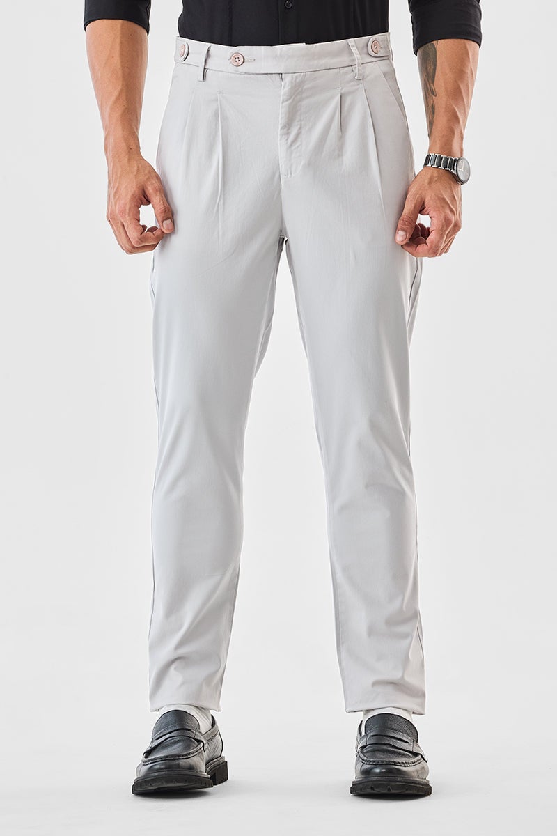 SNITCH Straight Fit Stretch Trousers - Image 1