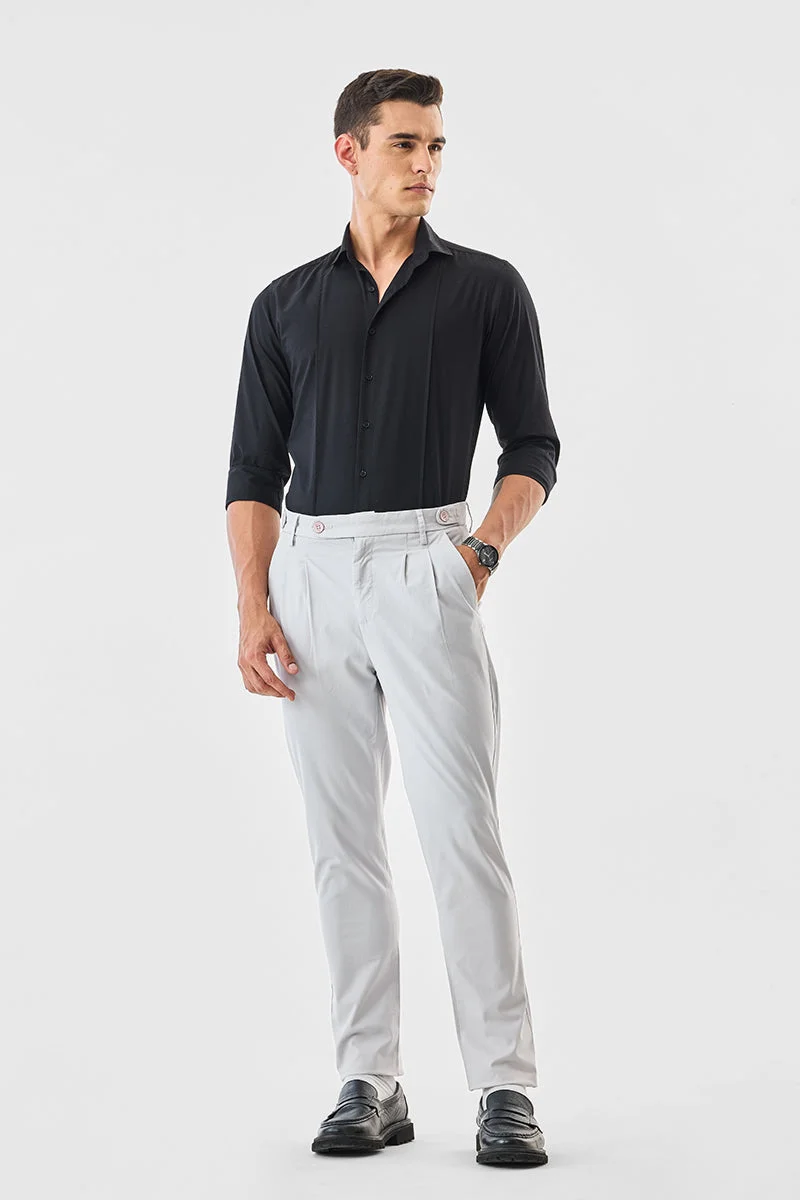 SNITCH Straight Fit Stretch Trousers