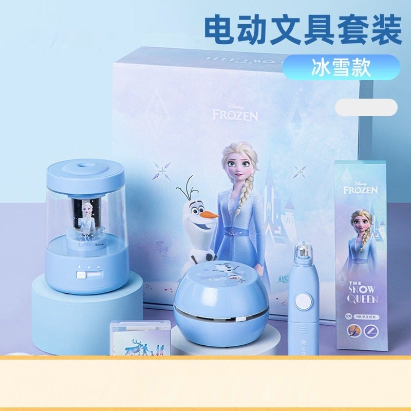 Disney Official Frozen Electric Stationery Set for Boys and Girls - Frozen Style - Image 2