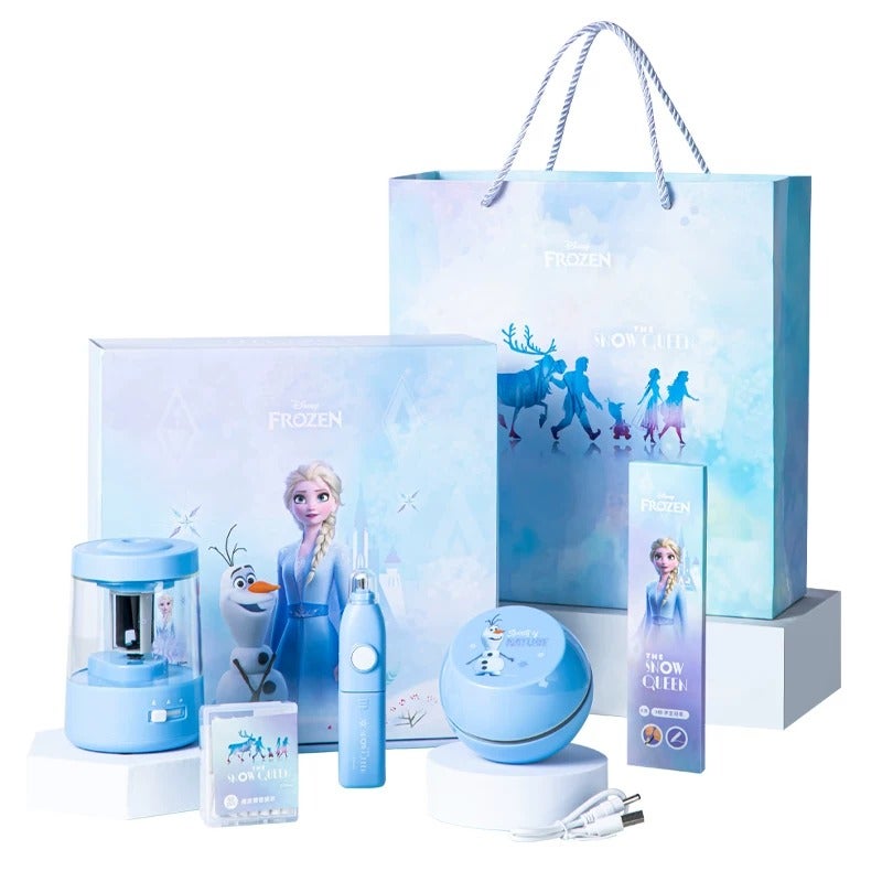 Disney Official Frozen Electric Stationery Set for Boys and Girls - Frozen Style - Image 1