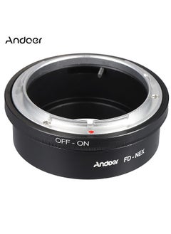 ANDOER Andoer FD-NEX محول حلقة عدسة جبل لعدسة Canon FD لتناسب جسم الكاميرا الرقمية Sony NEX E Mount  - Image 1