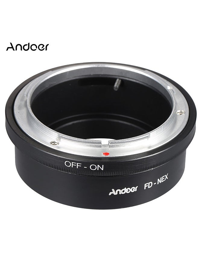 ANDOER Andoer FD-NEX محول حلقة عدسة جبل لعدسة Canon FD لتناسب جسم الكاميرا الرقمية Sony NEX E Mount  - Image 1