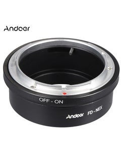 ANDOER Andoer FD-NEX محول حلقة عدسة جبل لعدسة Canon FD لتناسب جسم الكاميرا الرقمية Sony NEX E Mount  - Image 2
