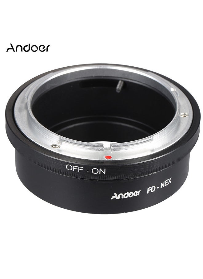 ANDOER Andoer FD-NEX محول حلقة عدسة جبل لعدسة Canon FD لتناسب جسم الكاميرا الرقمية Sony NEX E Mount  - Image 2