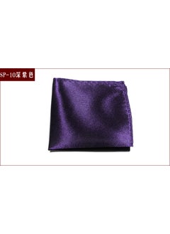 Generic Mens Formal Pocket Squares Solid Colors SP-10 dark purple 
