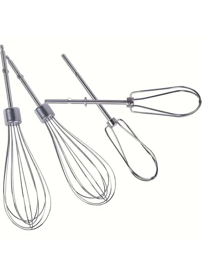 Stainless Steel Turbo Whisk Beaters Set Compatible with Hand Mixer Durable Kitchen Tool - Image 1