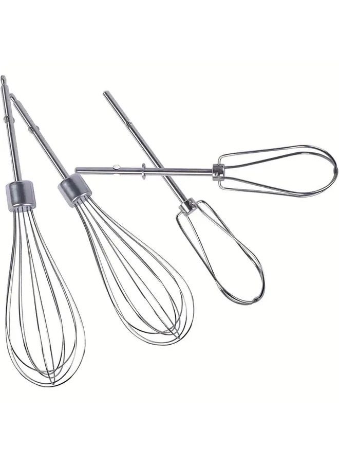 Stainless Steel Turbo Whisk Beaters Set Compatible with Hand Mixer Durable Kitchen Tool - Image 2