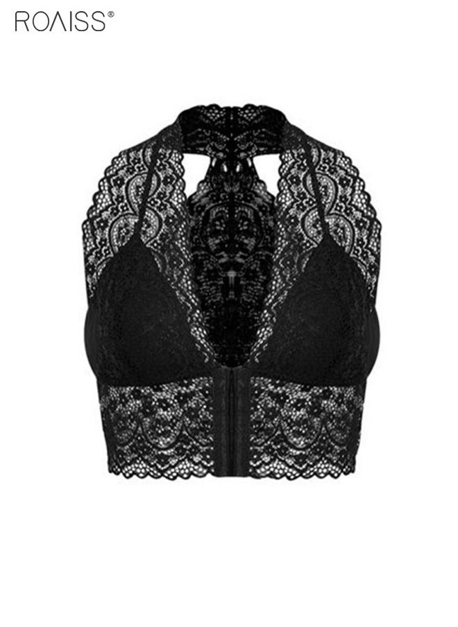 Women's Lace Bra Vest Removable Sponge Pad No Steel Ring Bra V Neck Vest Basic Short Vest - pzsku/Z3E8FFDF9FB44505D7DADZ/45/_/1729511463/0d86f9b8-2e79-49cc-93b1-a6cbe084c7aa