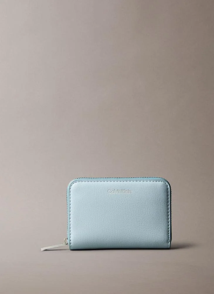 CALVIN KLEIN Logo Medium Zip Around Wallet