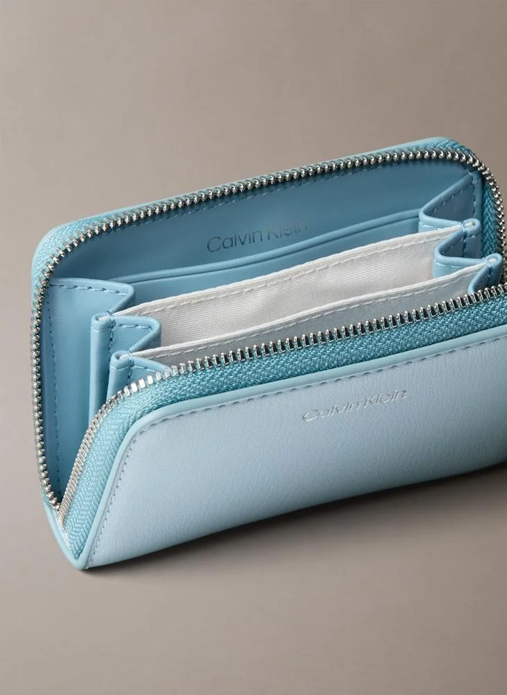 CALVIN KLEIN Logo Medium Zip Around Wallet