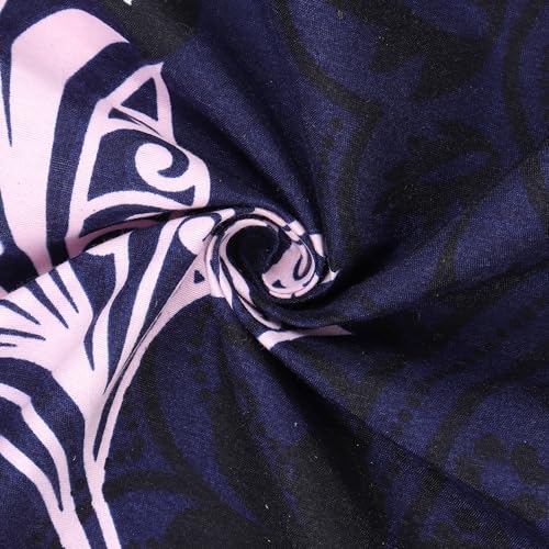 Nivasam Cotton Feel Glace Cotton Elastic Fitted Printed King Size Double Bed Bedsheet with 2 Pillow Cover(72"x78") 300-350 threadcount (Design6) - Image 5