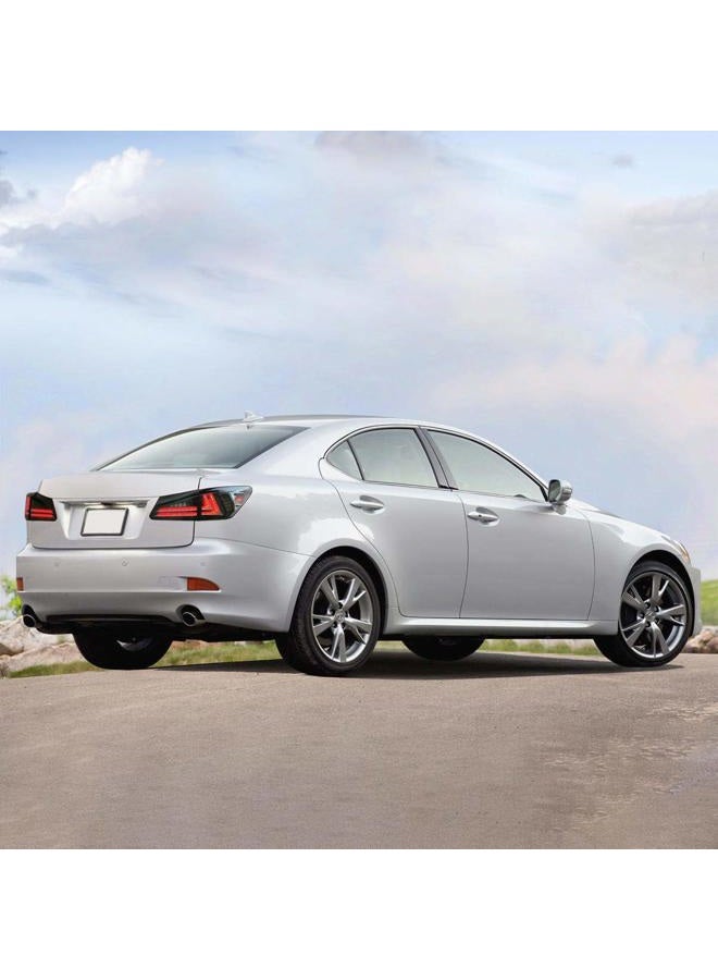 VLAND LED Taillights Compatible with Sedan Base Lexus IS250 IS350 IS22d 2006-2013, ISF 4-Door 2008-2015 (Not for IS250C/IS350C), Smoked/Tinted - Image 5