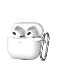 wexon Protective Shockproof Silicone Case Cover for Apple AirPods 3 White  - Image 1