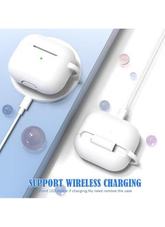 wexon Protective Shockproof Silicone Case Cover for Apple AirPods 3 White  - Image 2