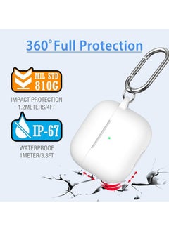 wexon Protective Shockproof Silicone Case Cover for Apple AirPods 3 White  - Image 5