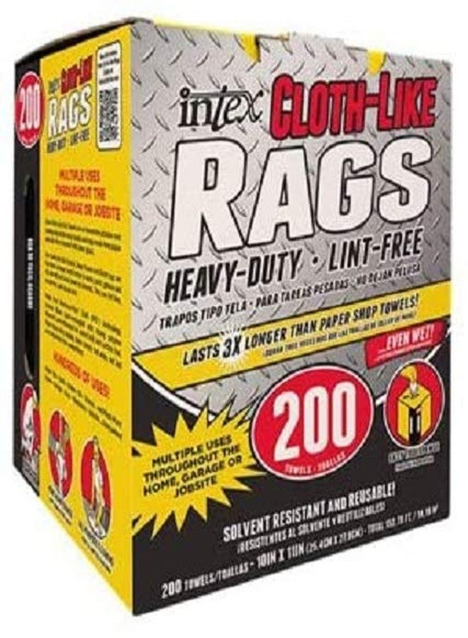 INTEX Wiping Rags 10X11" 200PK4 - Image 2