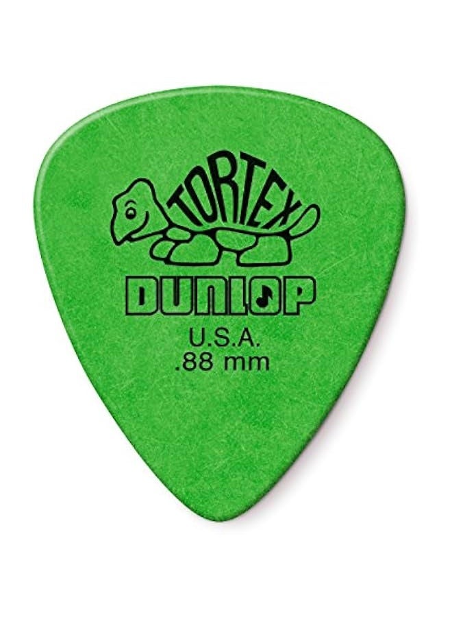 دنلوب دونلوب تورتيكس ستاندرد .88 ملم بيك غيتار أخضر، عبوة 24 قطع - Image 1