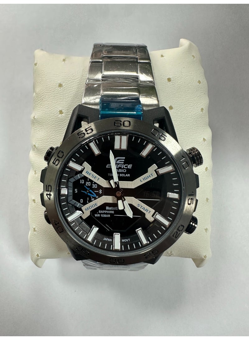 CASIO Edifice Analog/Digital Dual Display Stainless Steel Men's Watch ECB-2000DC-1ADF (without Bluetooth) - Image 2