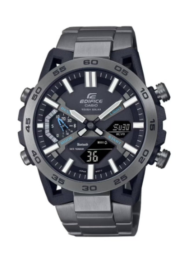 CASIO Edifice Analog/Digital Dual Display Stainless Steel Men's Watch ECB-2000DC-1ADF (without Bluetooth) - Image 3