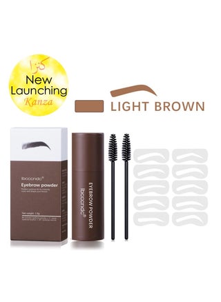 One Step Eyebrow Shaping Kit Reusable Brow Stamp Definer Makeup Tools With Eyebrow Powder Stamp 10 Eyebrow Pen Stencils Kit 2 Eyebrow Pen Brushes No.2 Light Brown - pzsku/Z3E9087F182331AE3B157Z/45/_/1650702464/ab963bcf-5152-4437-85e5-d785fdaaa7bb